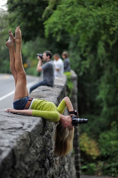 Crazy photographers who will do ANYTHING for the perfect shot